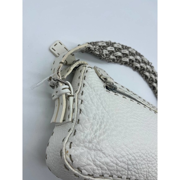 Vintage Fendi Rare 00s authentic Chain Strap Shoulder Hang Bag - Picture 6 of 16